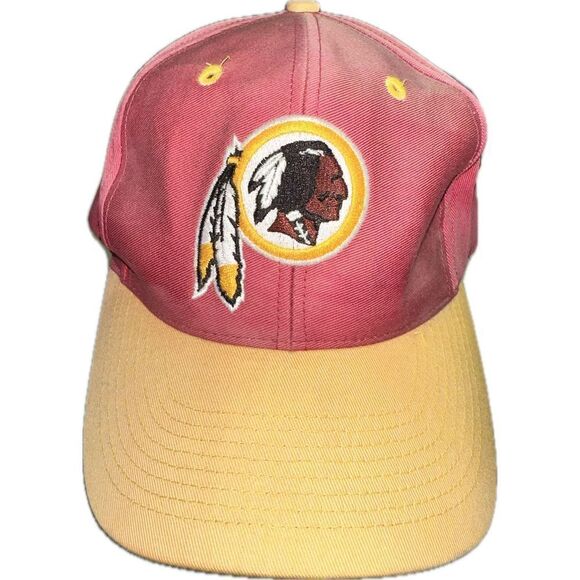 Vintage Logo Athletic Washington Redskins Snapback NFL Football Hat Cap Commande - Picture 1 of 7